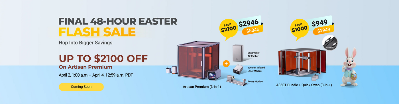 Snapmaker - Best 3D Printer, Laser Engraver, CNC Carver for Sale