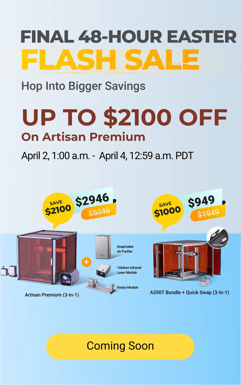 Snapmaker - Best 3D Printer, Laser Engraver, CNC Carver for Sale