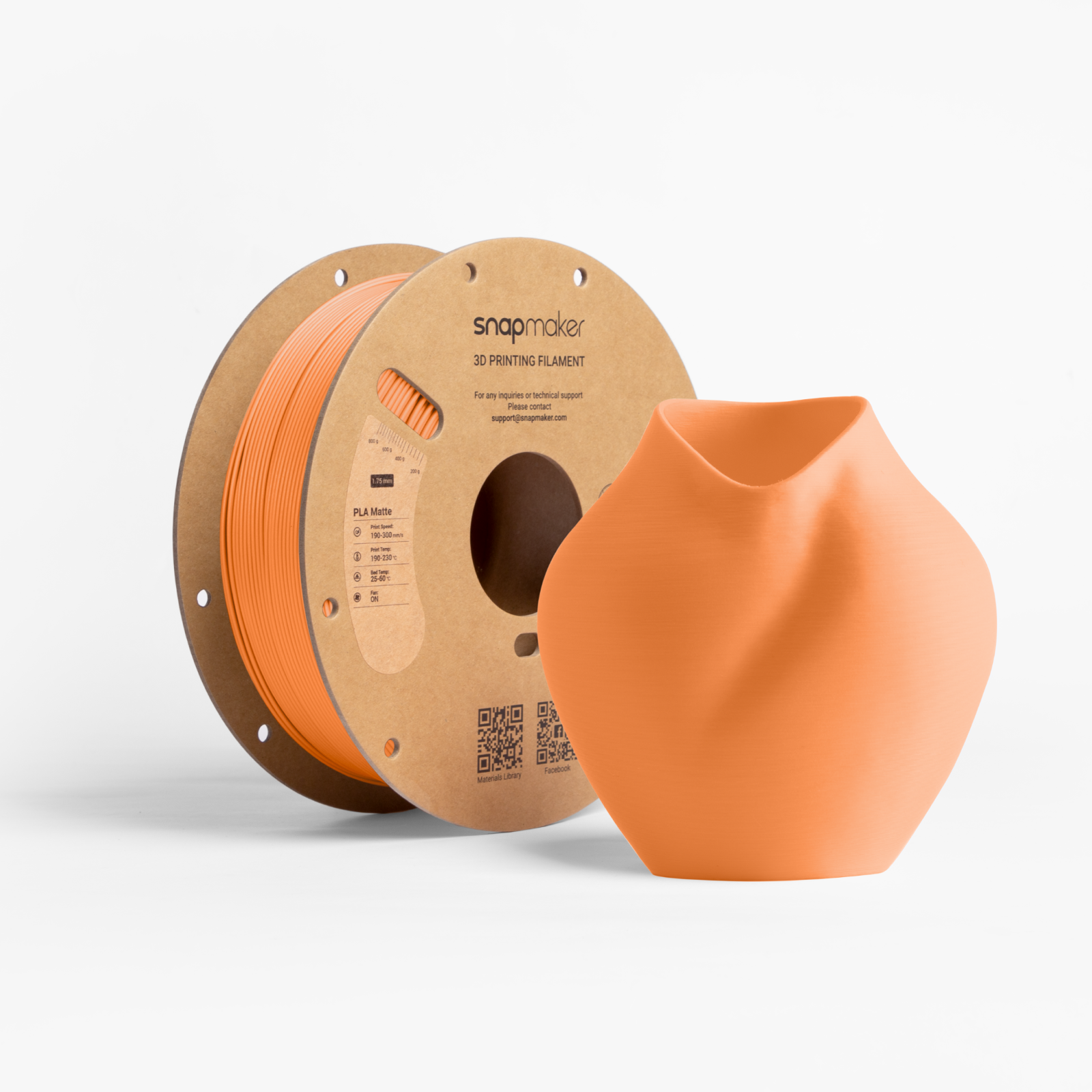 Matte PLA Filament (RFID) - 1KG