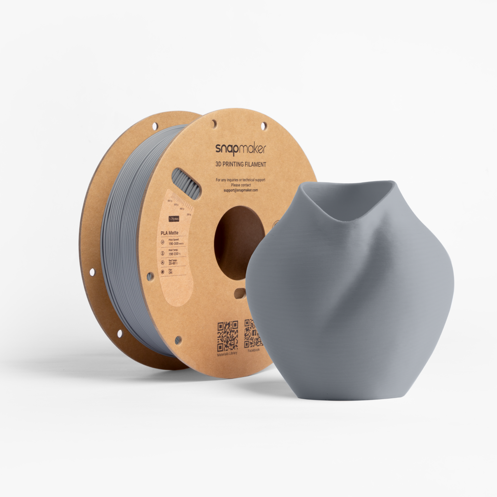 Matte PLA Filament (RFID) - 1KG