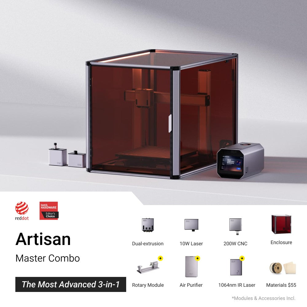 Snapmaker Artisan 3-in-1 3D Printer - Snapmaker Global
