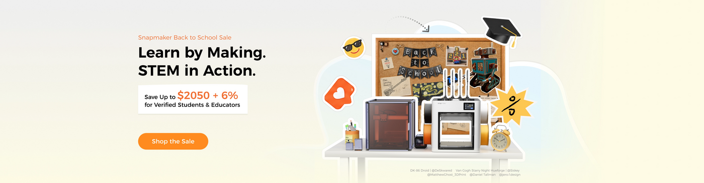 Snapmaker - Best 3D Printer, Laser Engraver, CNC Carver for Sale