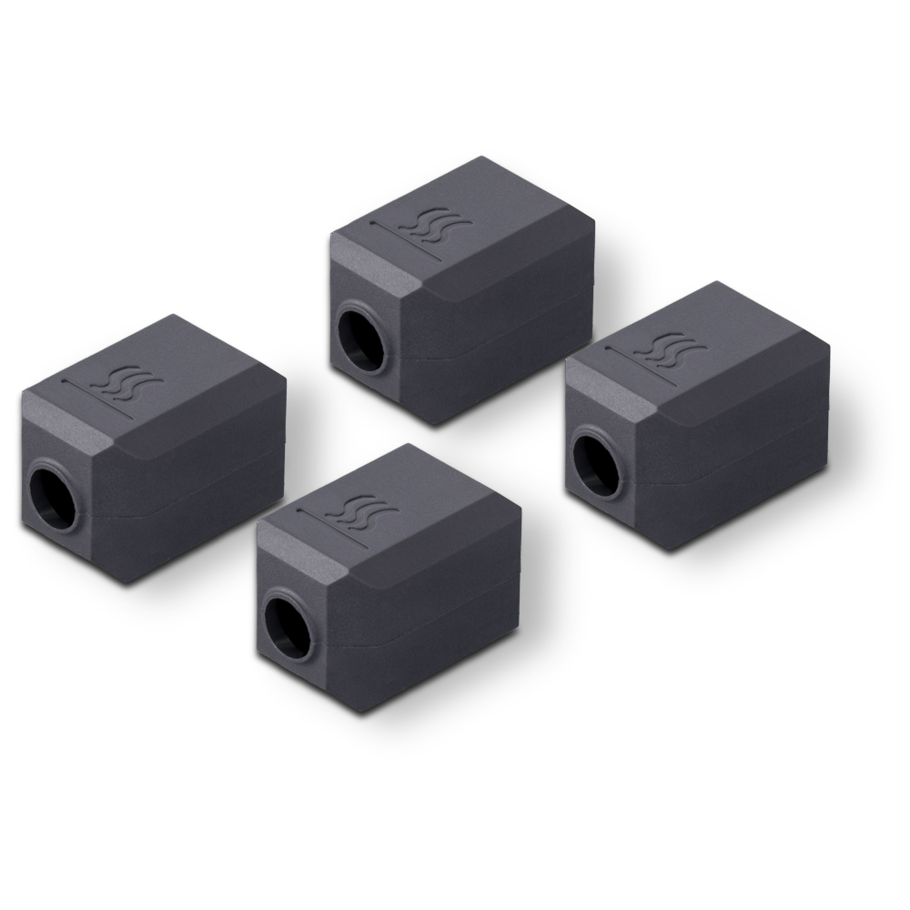 Snapmaker U1 Hot End Silicone Sock 4-pack product image, heat-resistant silicone covers that protect the heater block and support cleaner print quality.
