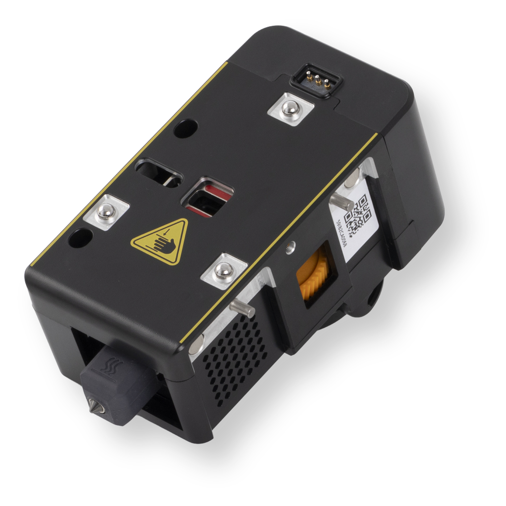 Perspective view of Toolhead 2/3/4 Right Slot for Snapmaker U1 featuring vented base and reinforced frame to enhance durability.