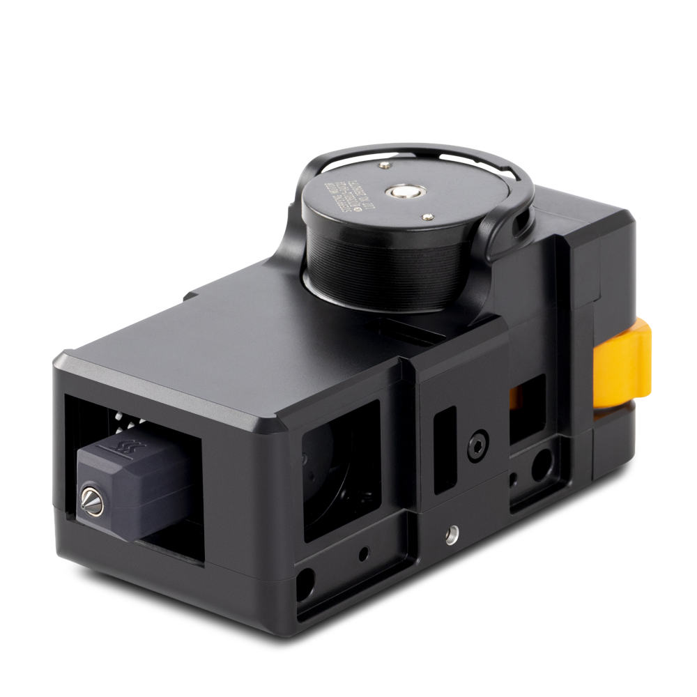 Close up of Toolhead 2/3/4 Right Slot for Snapmaker U1 showing the nozzle and cooling system that ensure consistent printing results.