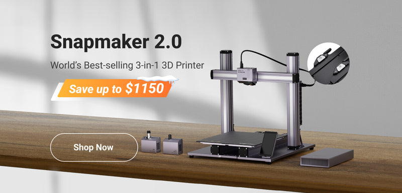 Snapmaker - Best 3D Printer, Laser Engraver, CNC Carver for Sale