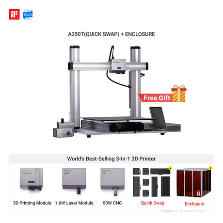 Snapmaker - Best 3D Printer, Laser Engraver, CNC Carver for Sale