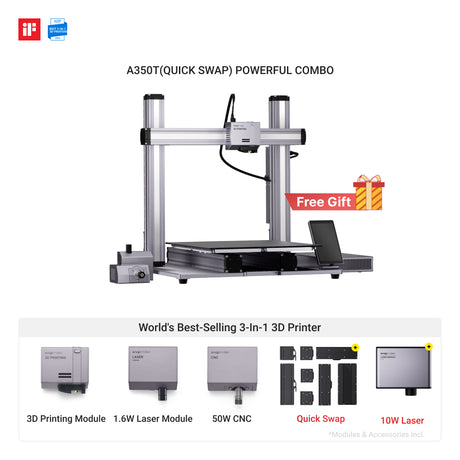 Snapmaker - Best 3D Printer, Laser Engraver, CNC Carver for Sale