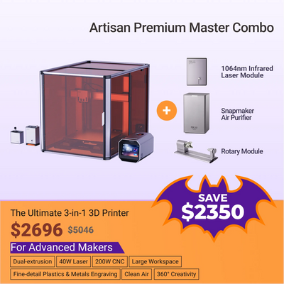 Snapmaker - Best 3D Printer, Laser Engraver, CNC Carver for Sale