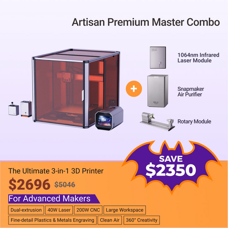 Snapmaker - Best 3D Printer, Laser Engraver, CNC Carver for Sale