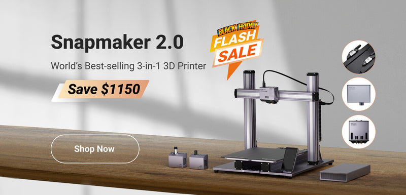 Snapmaker - Best 3D Printer, Laser Engraver, CNC Carver for Sale