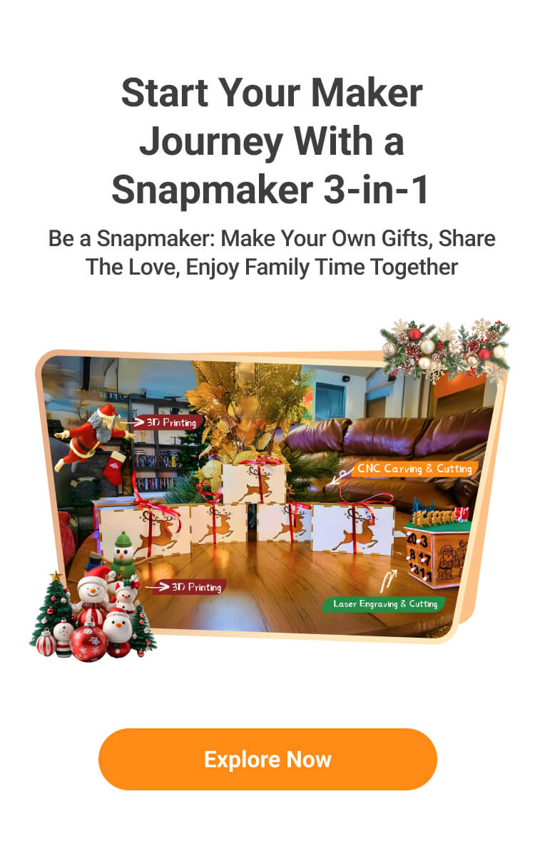 Snapmaker - Best 3D Printer, Laser Engraver, CNC Carver for Sale