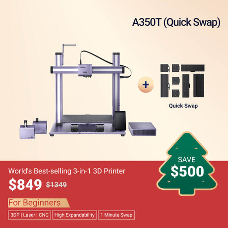 Snapmaker - Best 3D Printer, Laser Engraver, CNC Carver for Sale