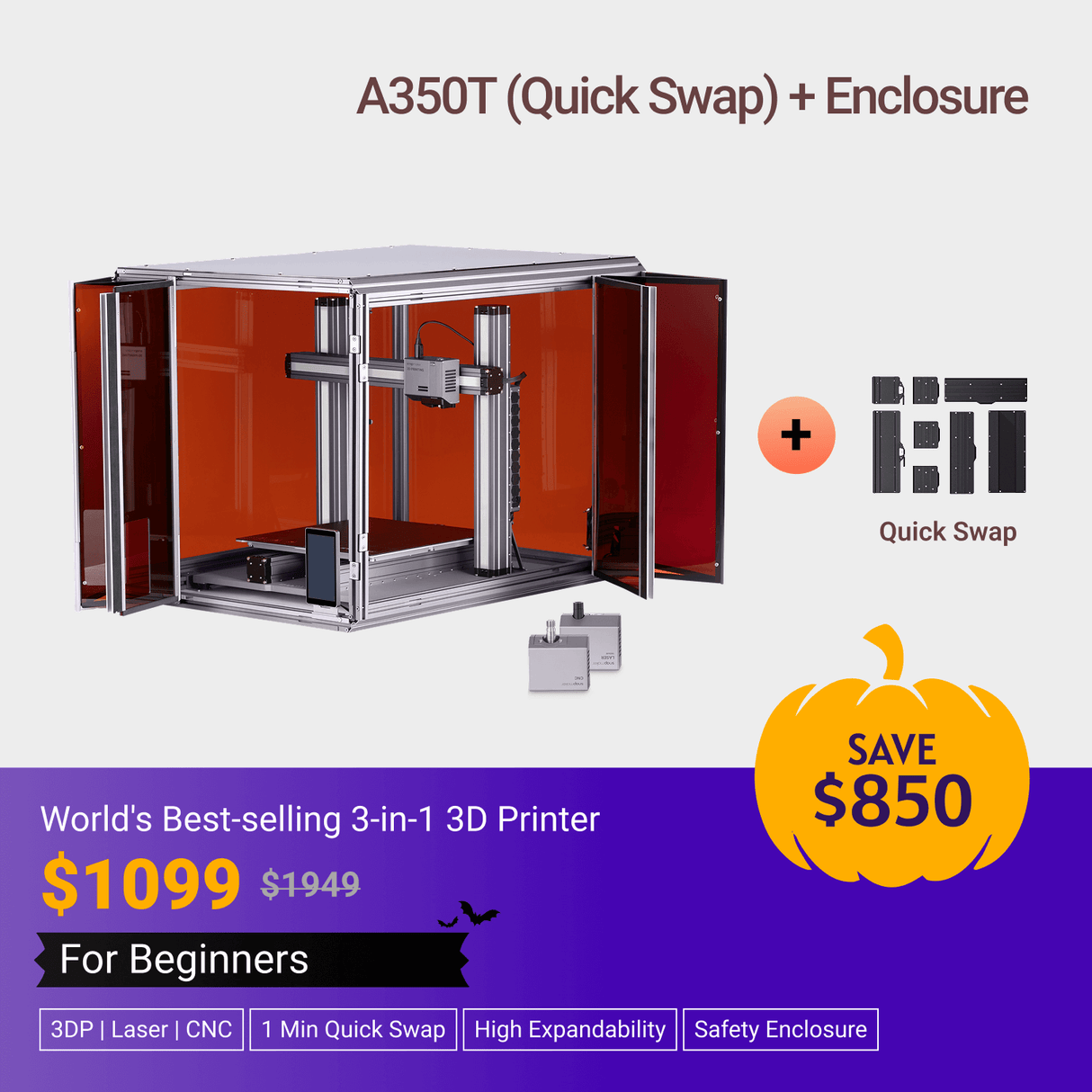 Snapmaker - Best 3D Printer, Laser Engraver, CNC Carver for Sale