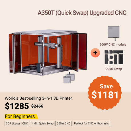 Snapmaker - Best 3D Printer, Laser Engraver, CNC Carver for Sale