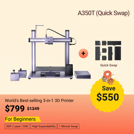 Snapmaker - Best 3D Printer, Laser Engraver, CNC Carver for Sale