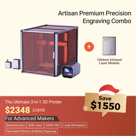 Snapmaker - Best 3D Printer, Laser Engraver, CNC Carver for Sale