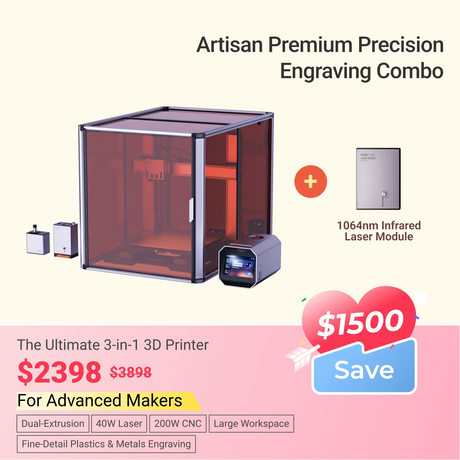 Snapmaker - Best 3D Printer, Laser Engraver, CNC Carver for Sale