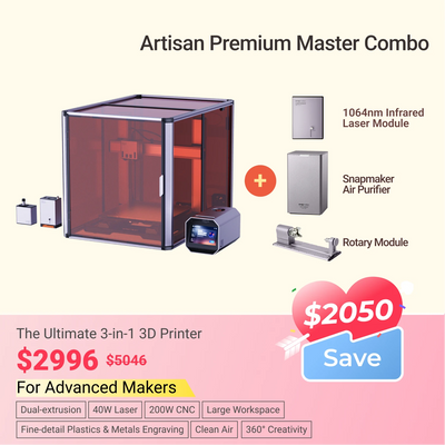 Snapmaker - Best 3D Printer, Laser Engraver, CNC Carver for Sale