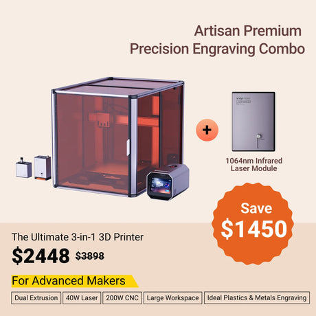 Snapmaker - Best 3D Printer, Laser Engraver, CNC Carver for Sale