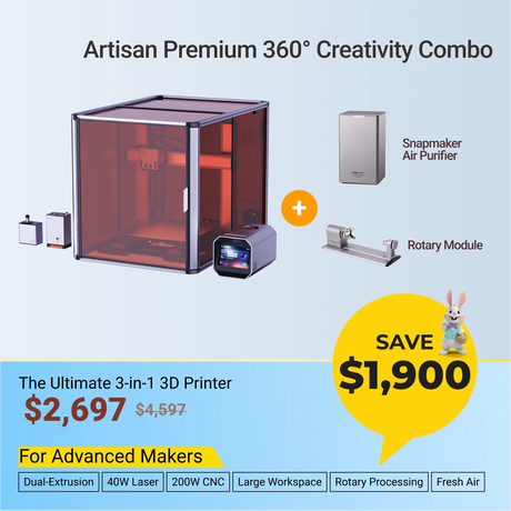 Snapmaker - Best 3D Printer, Laser Engraver, CNC Carver for Sale