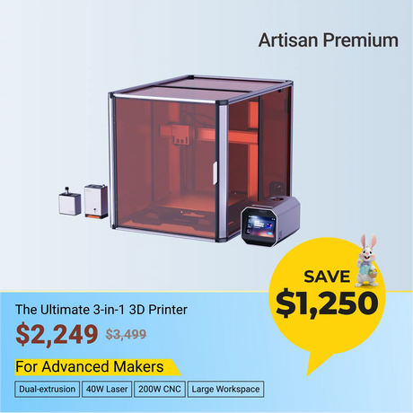 Snapmaker - Best 3D Printer, Laser Engraver, CNC Carver for Sale