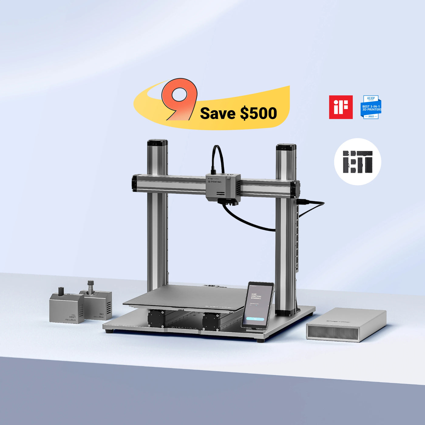 Snapmaker - Best 3D Printer, Laser Engraver, CNC Carver for Sale