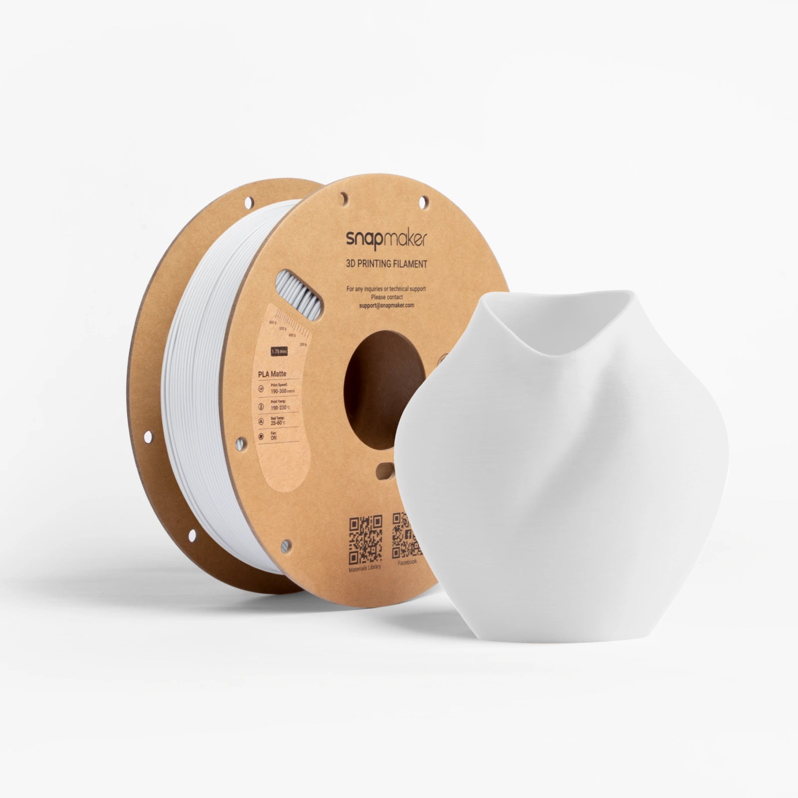 Matte PLA Filament (RFID) - 1KG