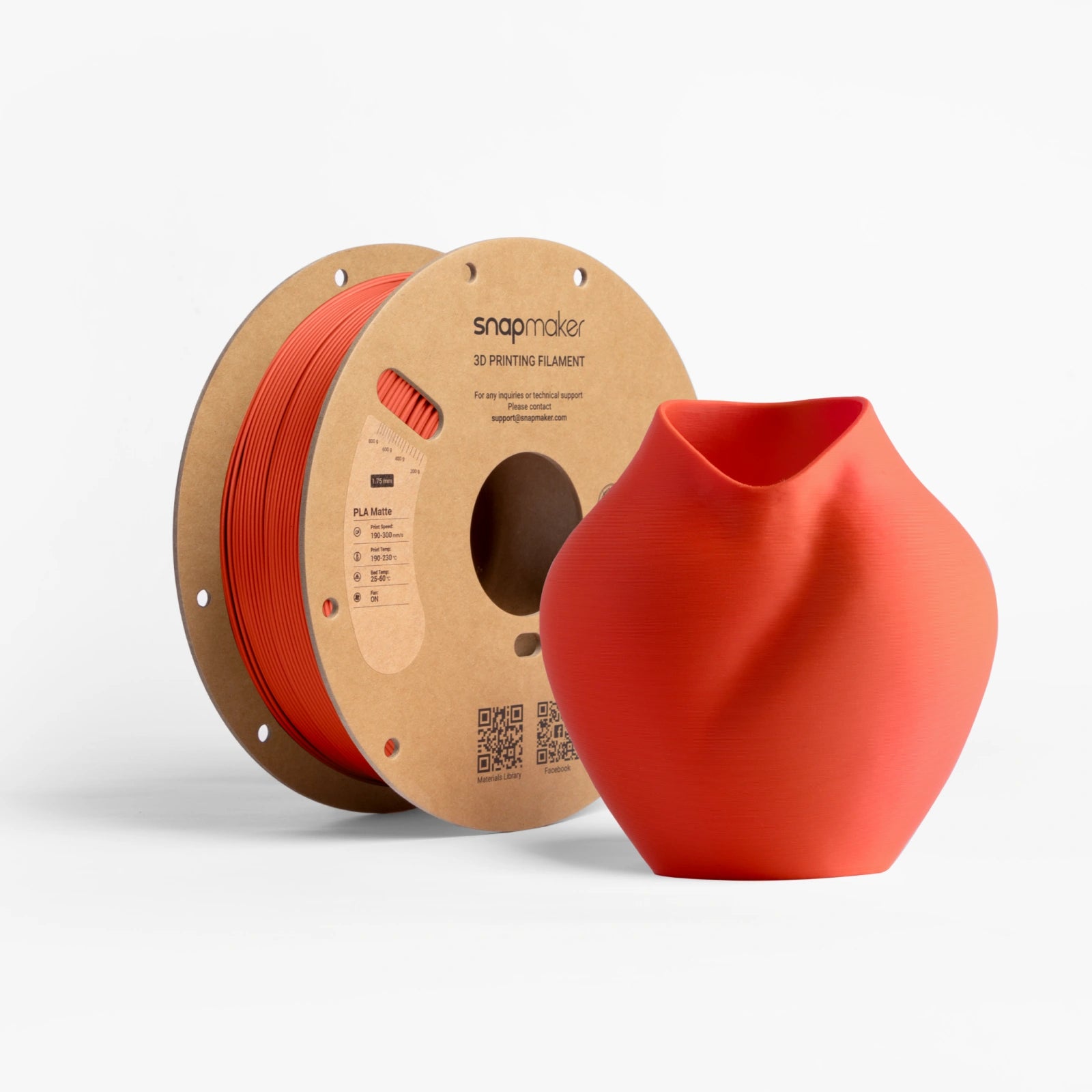 Matte PLA Filament (RFID) - 1KG