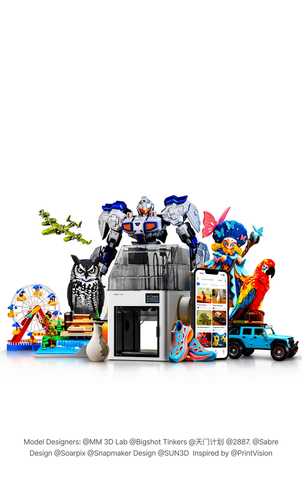 Snapmaker - Best 3D Printer, Laser Engraver, CNC Carver for Sale