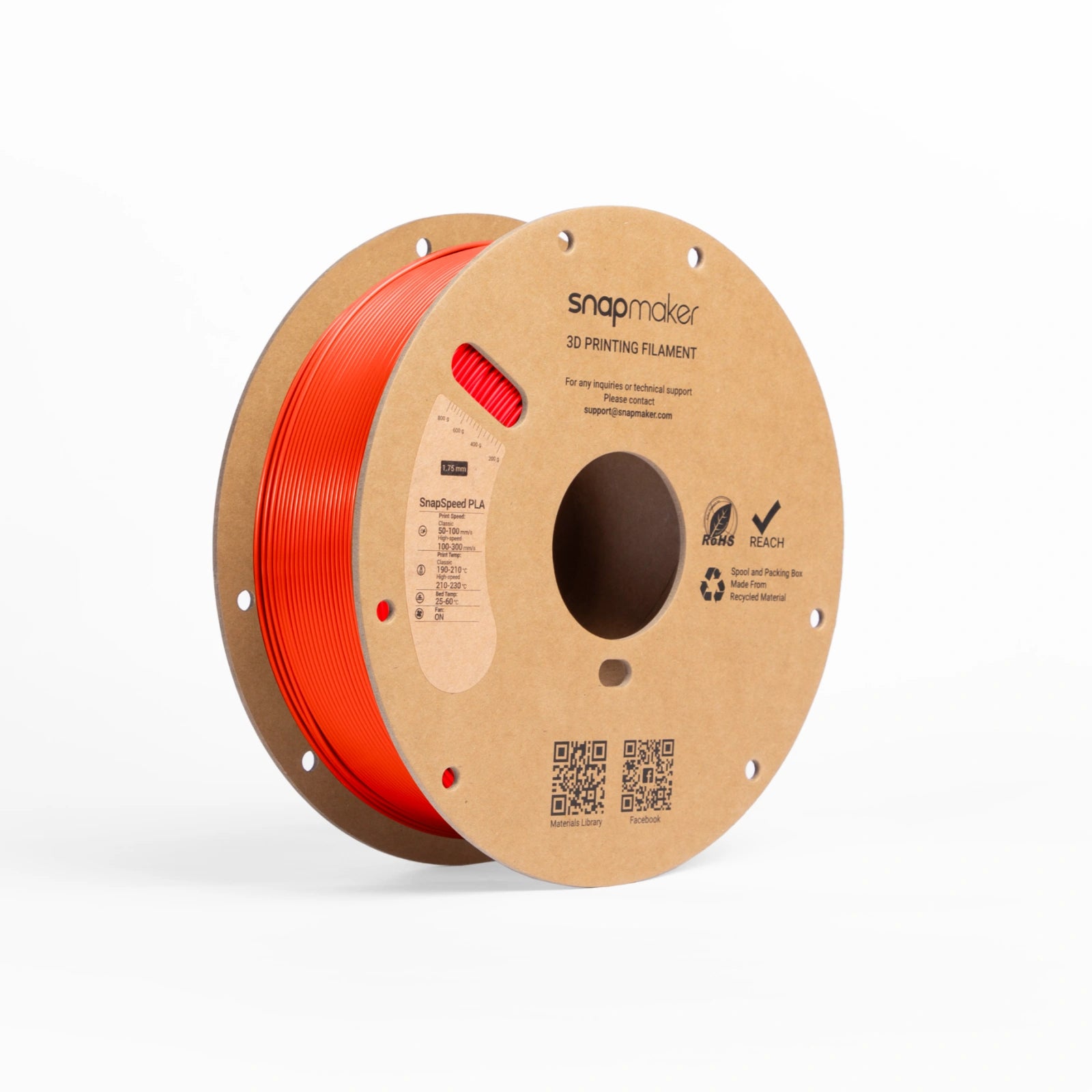 SnapSpeed PLA Filament (1kg)