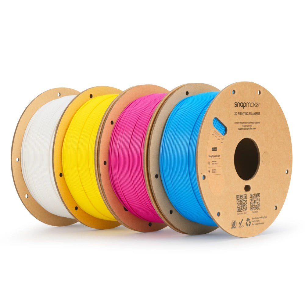 SnapSpeed PLA CMYK Lithophane Filament Bundle (4kg, RFID)