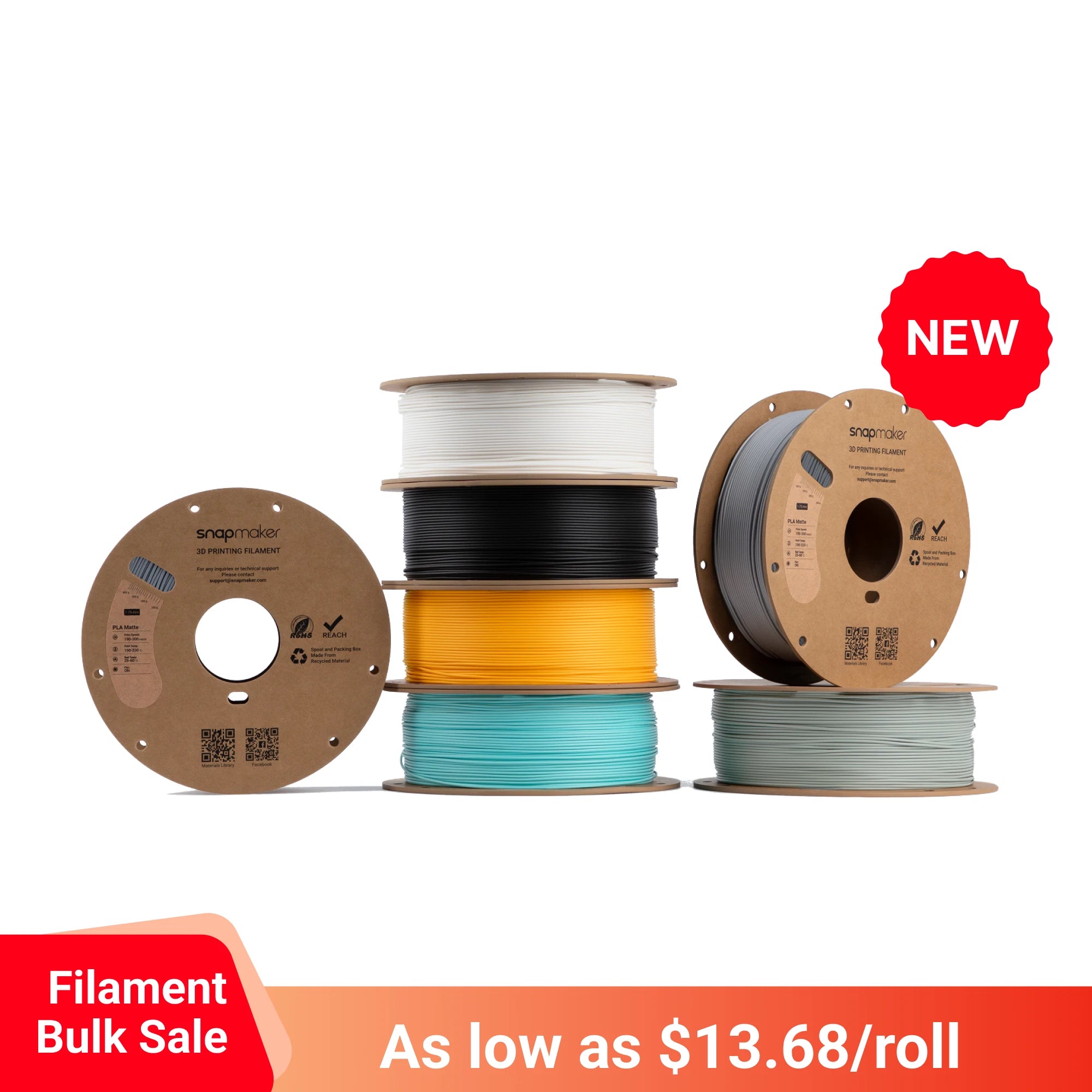 Matte PLA Filament (1kg)