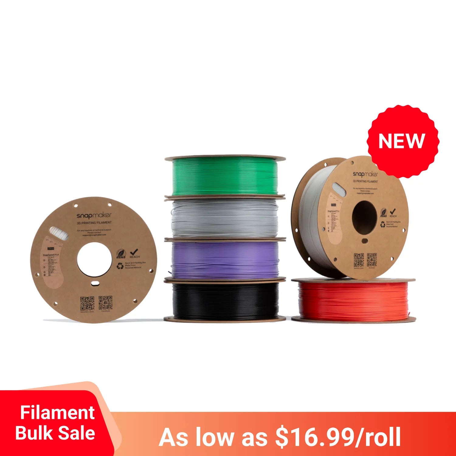 SnapSpeed PLA Filament (RFID) - 1KG