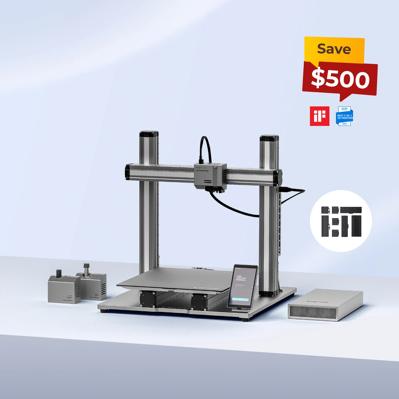 Snapmaker - Best 3D Printer, Laser Engraver, CNC Carver for Sale