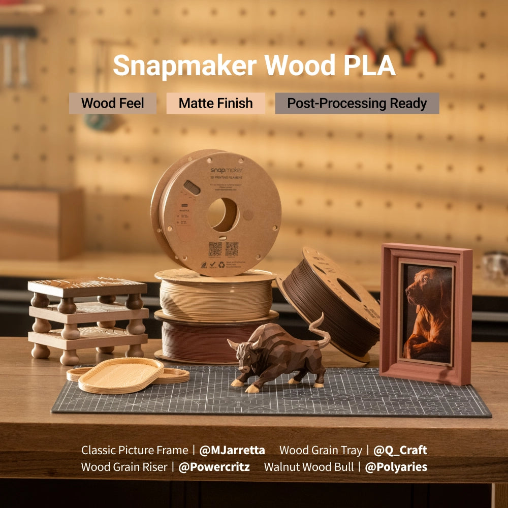 Wood PLA Filament (RFID) - 1kg