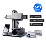 Snapmaker - Best 3D Printer, Laser Engraver, CNC Carver for Sale