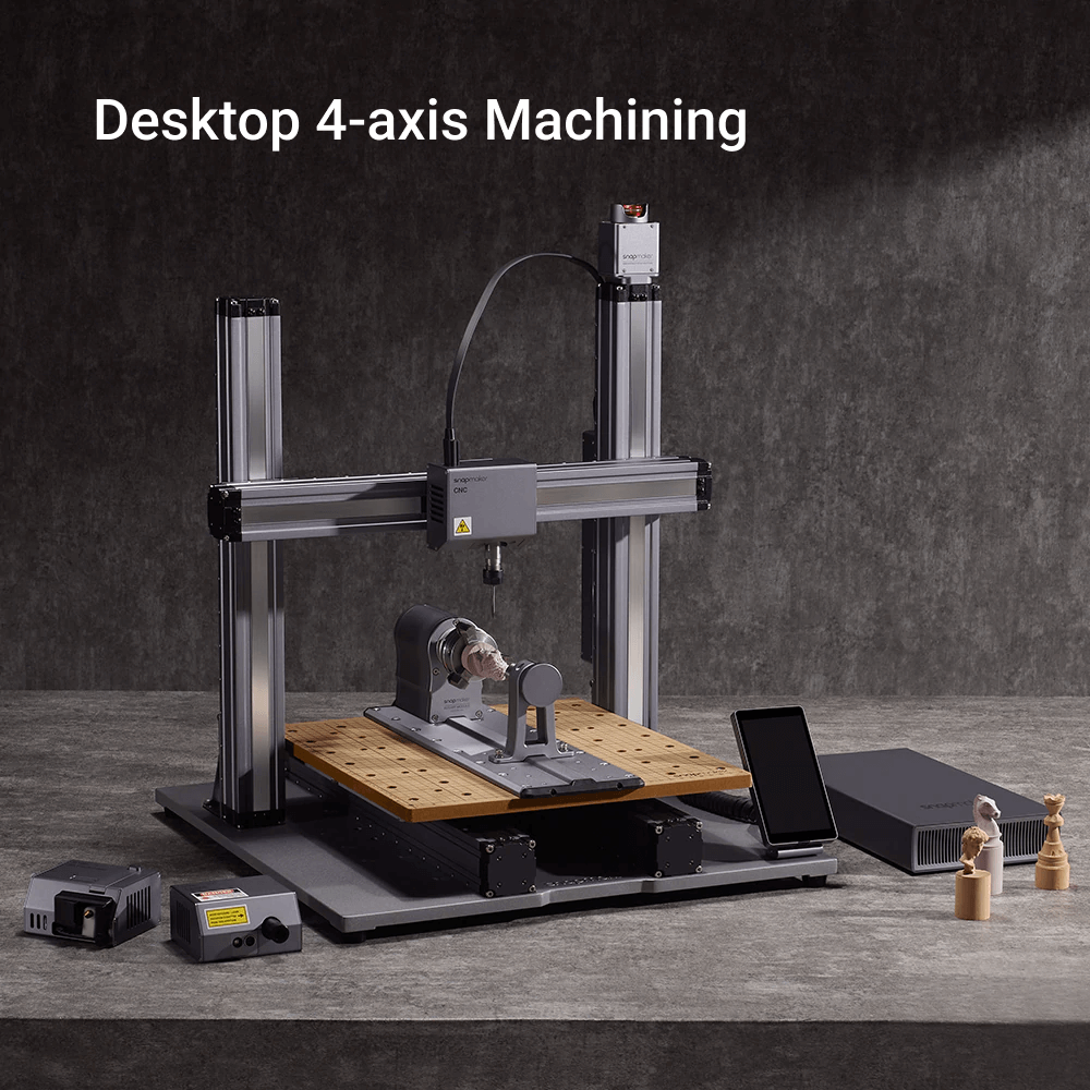 snapmaker2.0 レーザーモジュール Snapmaker 4th Axis Rotary Module - Snapmaker Global