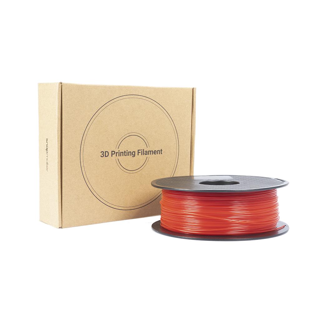 Snapmaker best PETG filament package includes a red PETG spool along with its box.